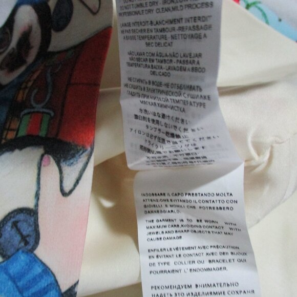 2017 GUCCI L'AVEUGLE PAR AMOUR Girl Pug Dog Butterfly Mini Skirt AMAZING RARE! - Picture 4 of 6